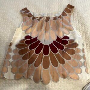 MIU MIU Top with Curve Detailed Bottom